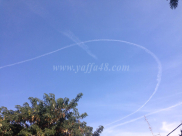  بالصور: مشاهدة صواريخ في سماء مدينة يافا ظهر اليوم !